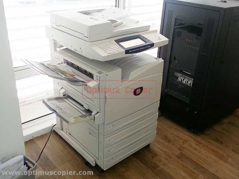 Latest Fuji Xerox Photocopier machine delived to client for used copier for sale by Optimus Copier in Malaysia